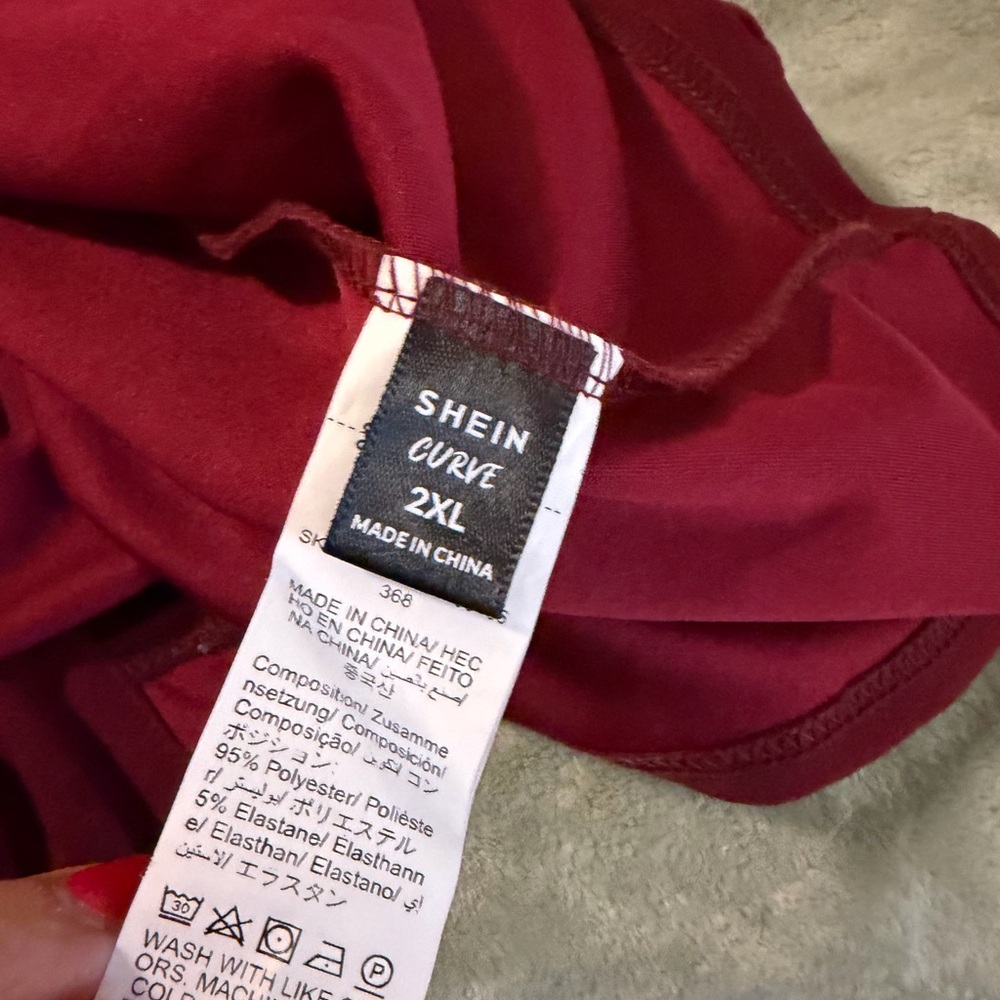 Maroon Dress 2xl - Picture 4 of 4